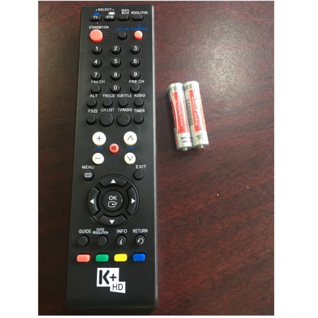 điều khiển K+ HD sam sung