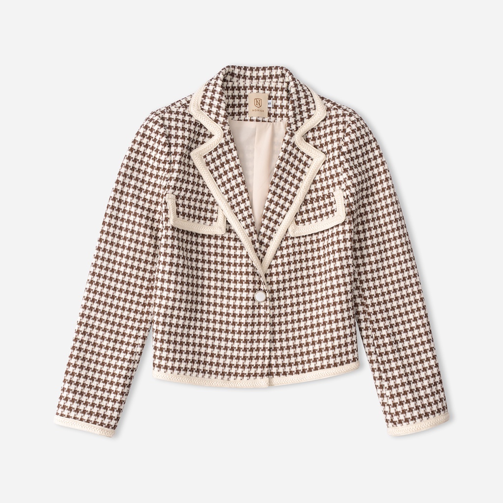 Bộ Áo Khoác Tweet Kiểu Dáng Cao Cấp Thời Trang Thiết Kế NORICK