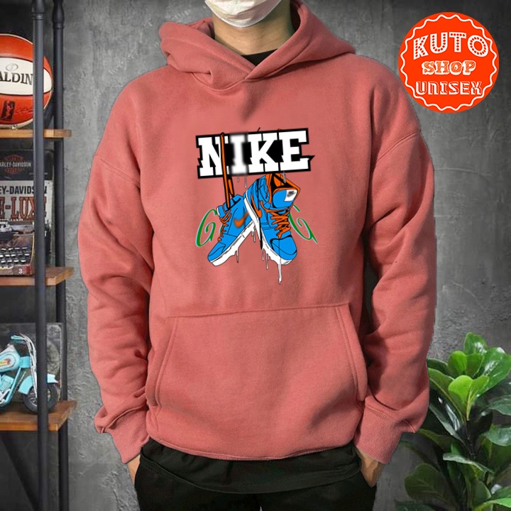 ÁO HOODIE GIÀY NAIKI - In Pet Siêu Bền Siêu Đẹp - Full Size Full Màu