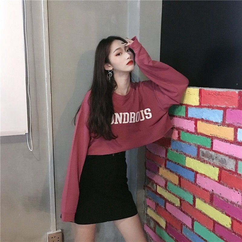 Ready StockU.Studio Loose Hong Kong Style Ins Super Hot Short Top Women Shirt Women Short Shirt Tee Women Shirt