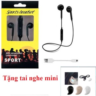 [Combo hot] Tainghe bluetooth s6 plus tặng tai nghe bluetooh mini