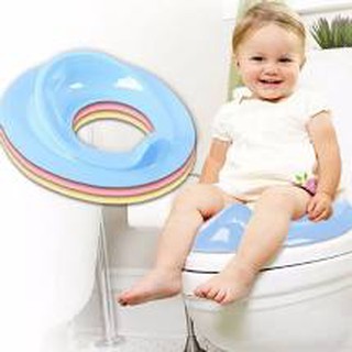 Hot) Tấm lót thu nhỏ bồn cầu cho bé