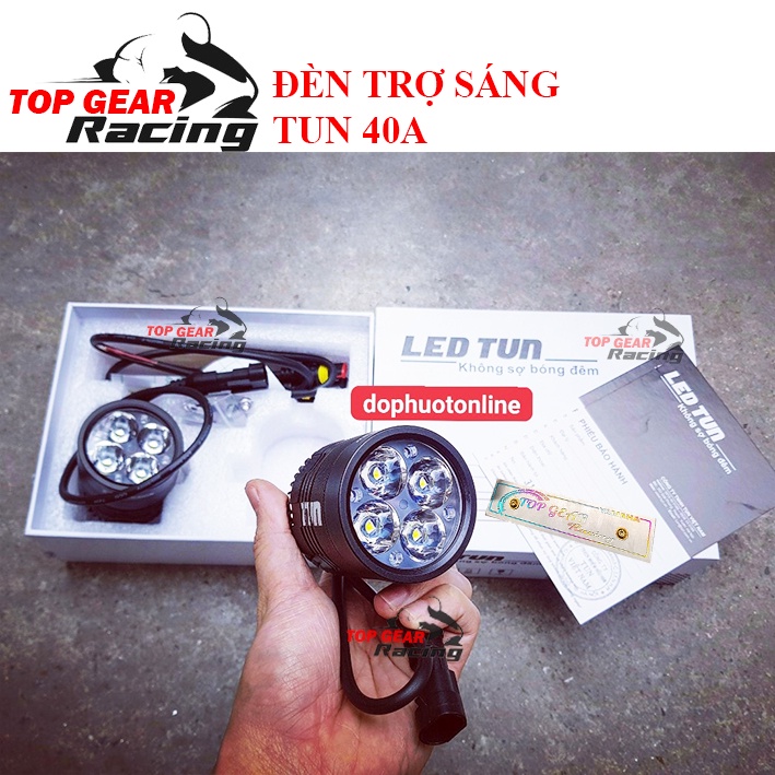 Đèn Trợ Sáng TUN 40 Mới 2023 -Tặng 1 công tắc - Bảo Hành Hãng 12 tháng - Siêu Sáng