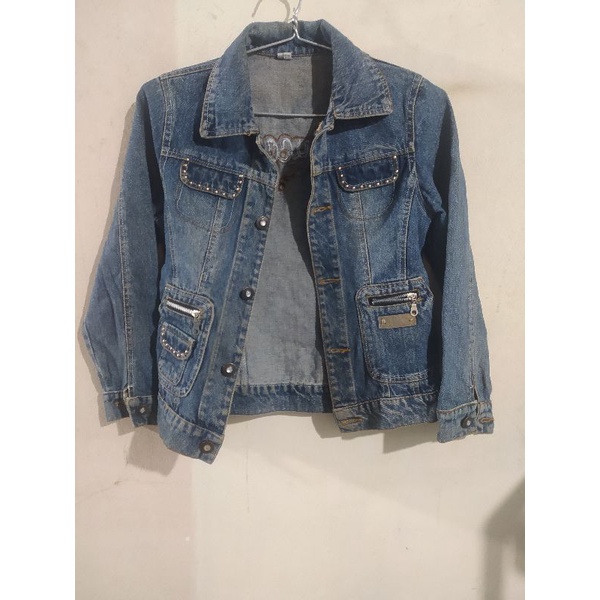 Áo khoác jeans cho nữ hàng si size M