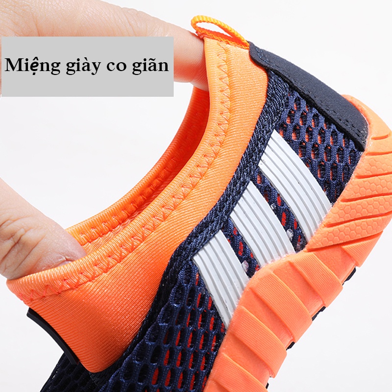 Giày Thể Thao Mùa Hè Phối Lưới Thoáng Khí Thời Trang Cho Bé Trai Cỡ 28-40