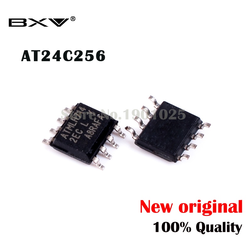 10 CÁI AT24C256N-SU27 SOP8 AT24C256 AT24C256N-10SU-2.7 AT24C256N 24C256 SMD mới và