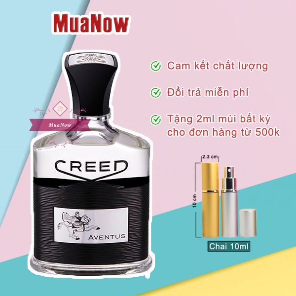 Nước hoa Creed Aventus (Batch 16m01 siêu hiếm, hương dứa khói nam tính, quyền lực)