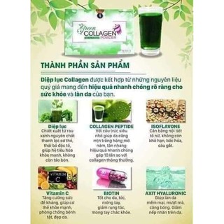 Diệp lục collagen
