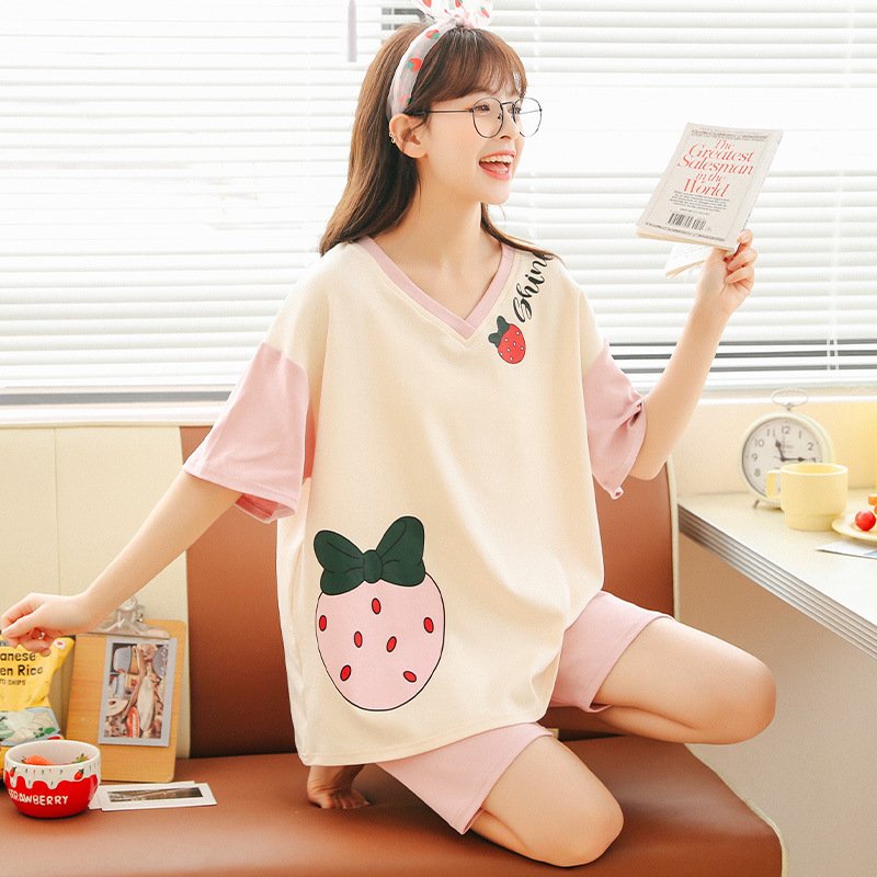 Đồ bộ nữ cộc tay mặc nhà thời trang mới nhất