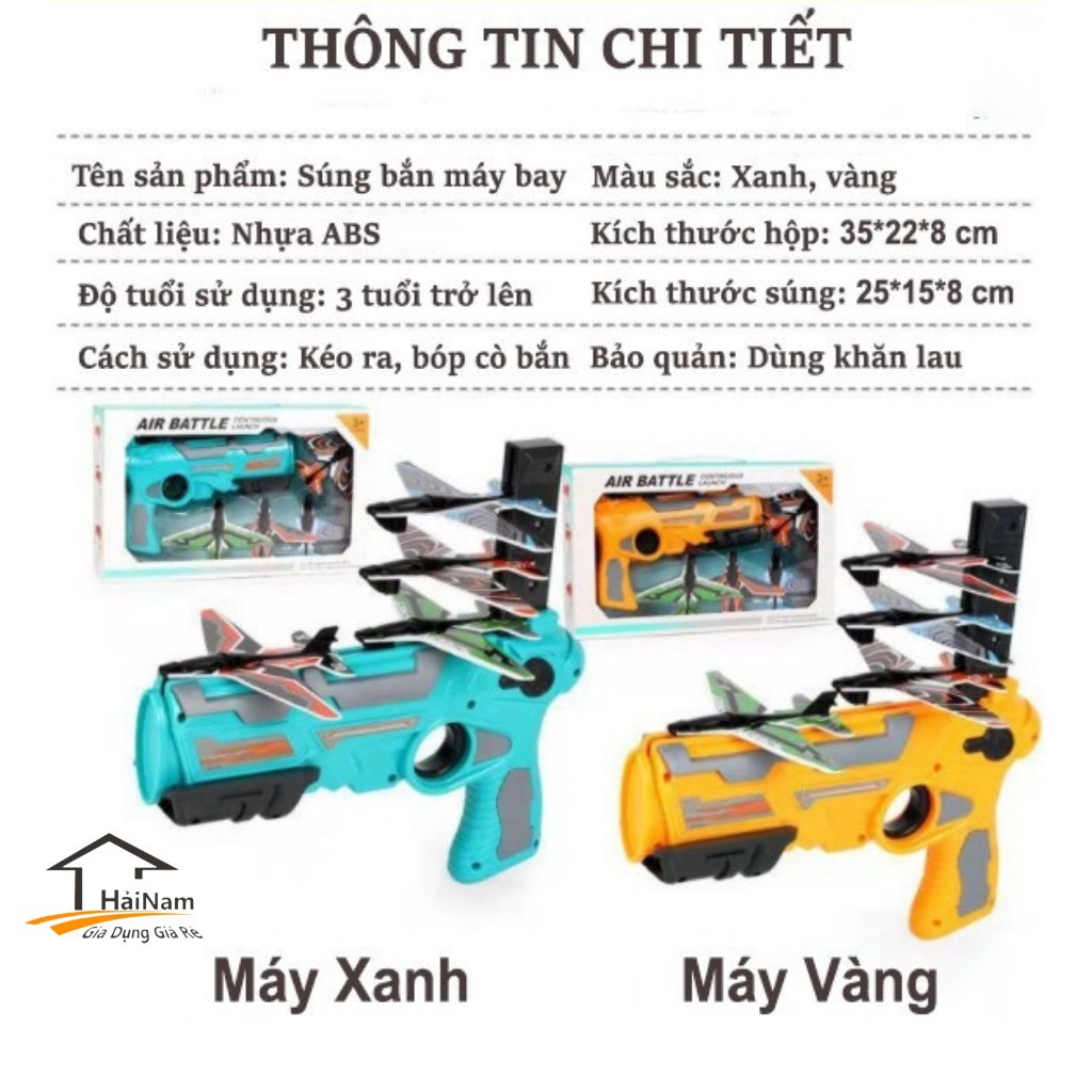 (HOT)Đồ Chơi Súng Phóng May Bay 4 Tầng Cho Bé