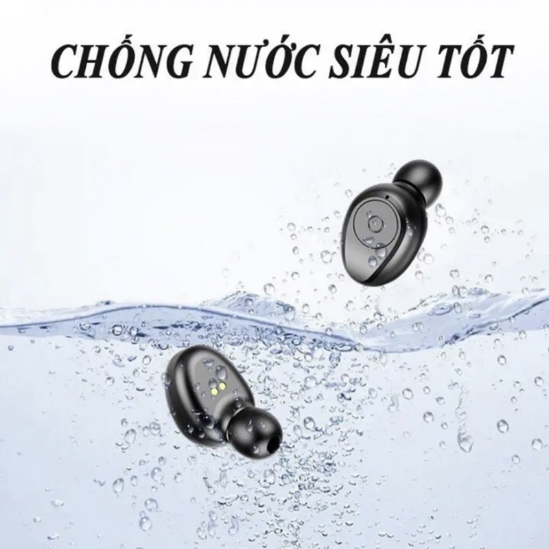 Tai nghe bluetooth S10 Pro V5.2 cao cấp, cảm ứng vân tay,  Chống nước tiêu chuẩn IPX7 , nghe nhạc 10h, kiêm sạc dự phòng