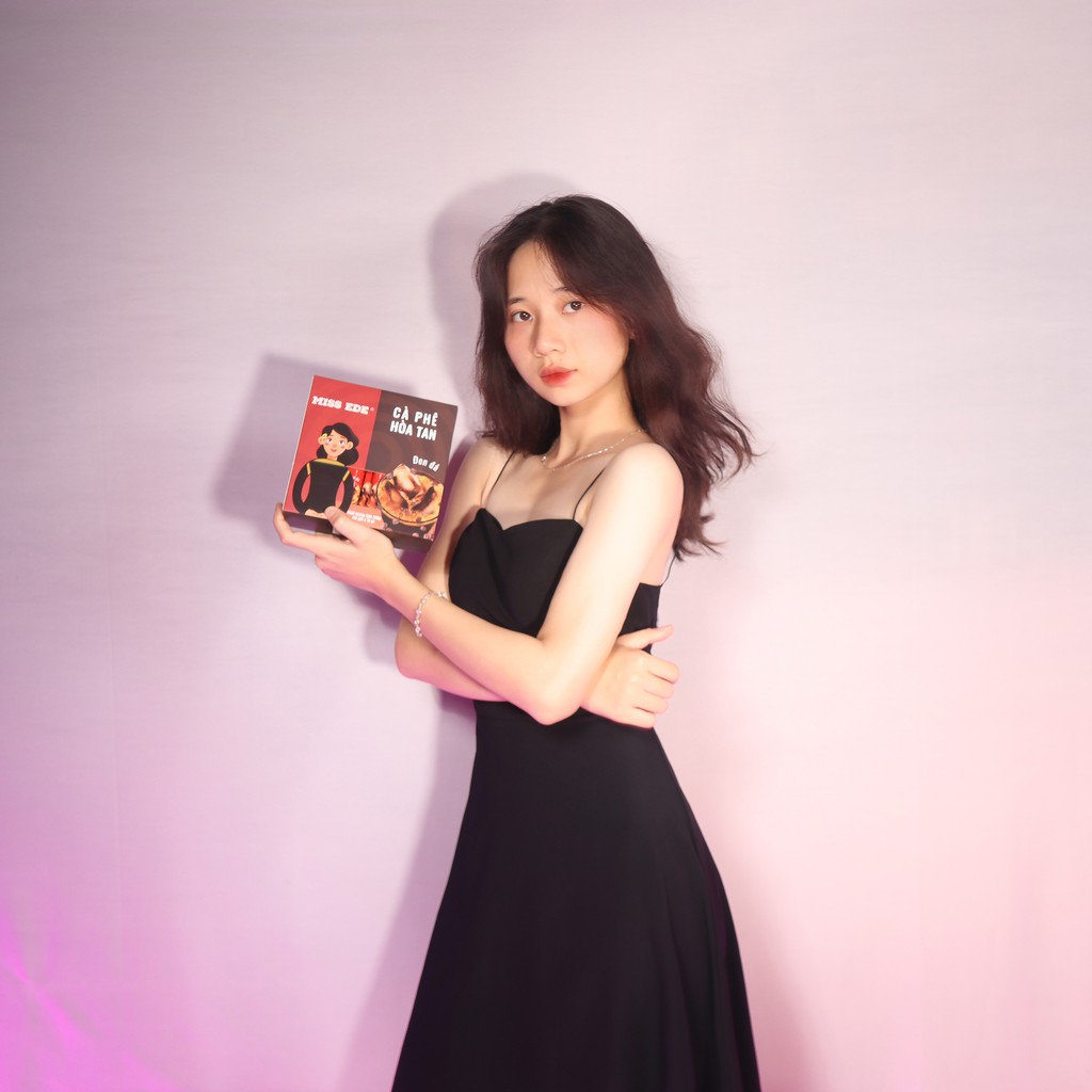 Cà phê hoà tan Đen đá MISS EDE - 240g: 15 x 16 g  - Siêu mạnh với tỷ lệ cà phê hoà tan tới 35% cao nhất thị tr