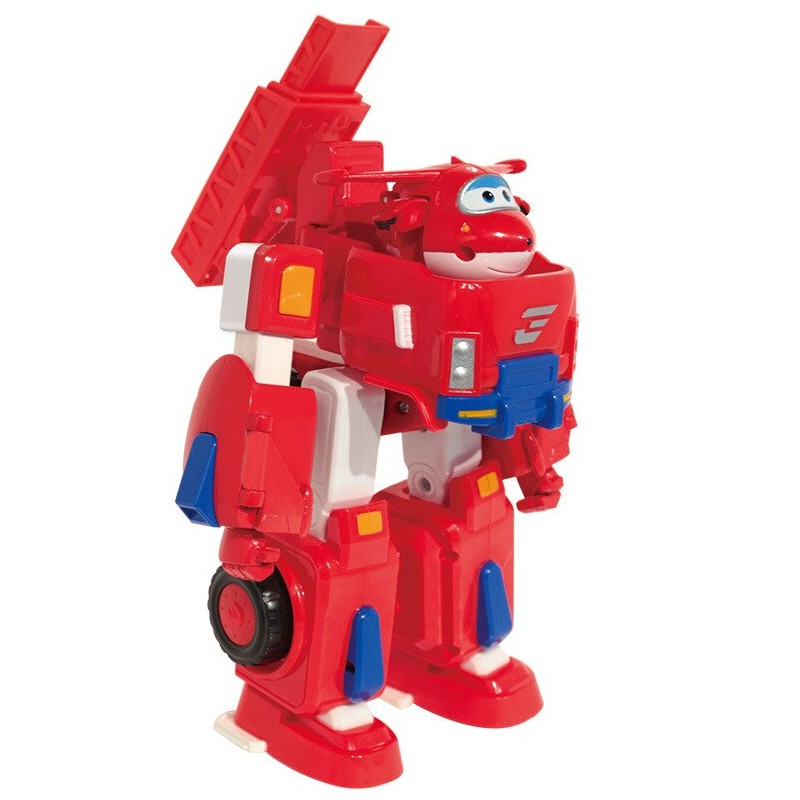 Super wings đội bay siêu đẳng Mô hình Jett tia chớp máy bay mini và robot Khổng lồ