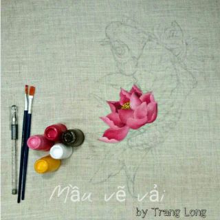Màu vẽ vải Trang long