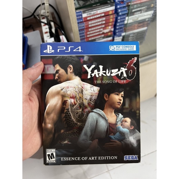 Đĩa chơi game PS4: Yakuza 6