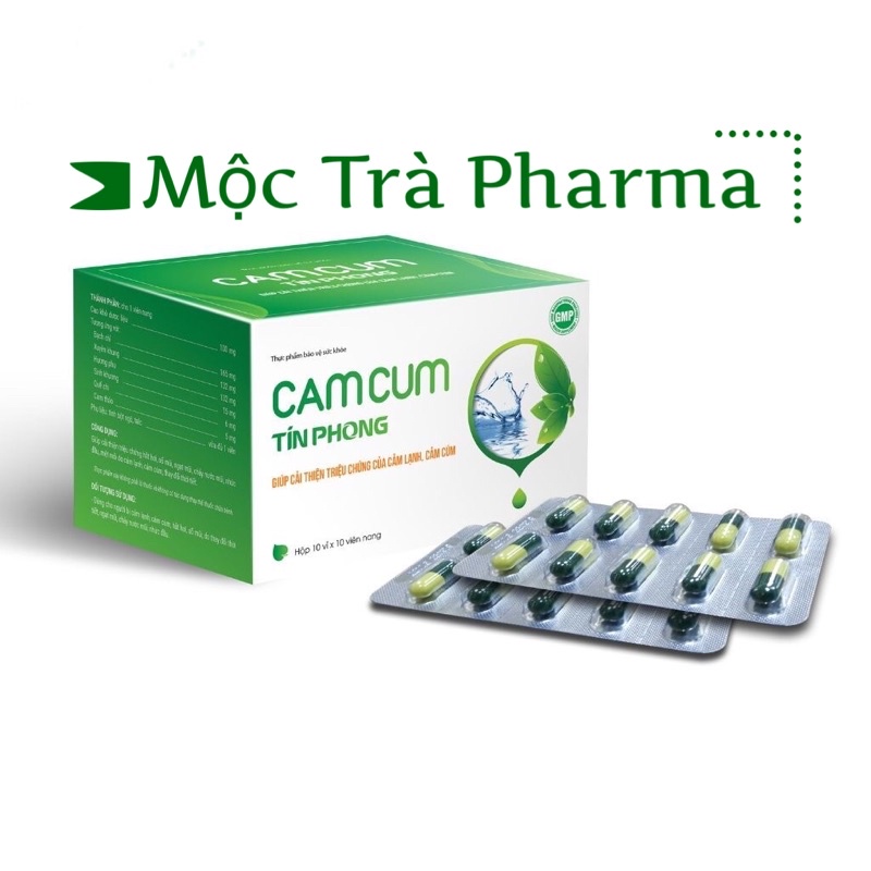 Cảm Cúm TÍN PHONG Giúp Cải Thiện Triệu Chứng Của Cảm Lạnh, Hắt Hơi Sổ Mũi, Thay Đổi Thời Tiết Hộp 100 Viên