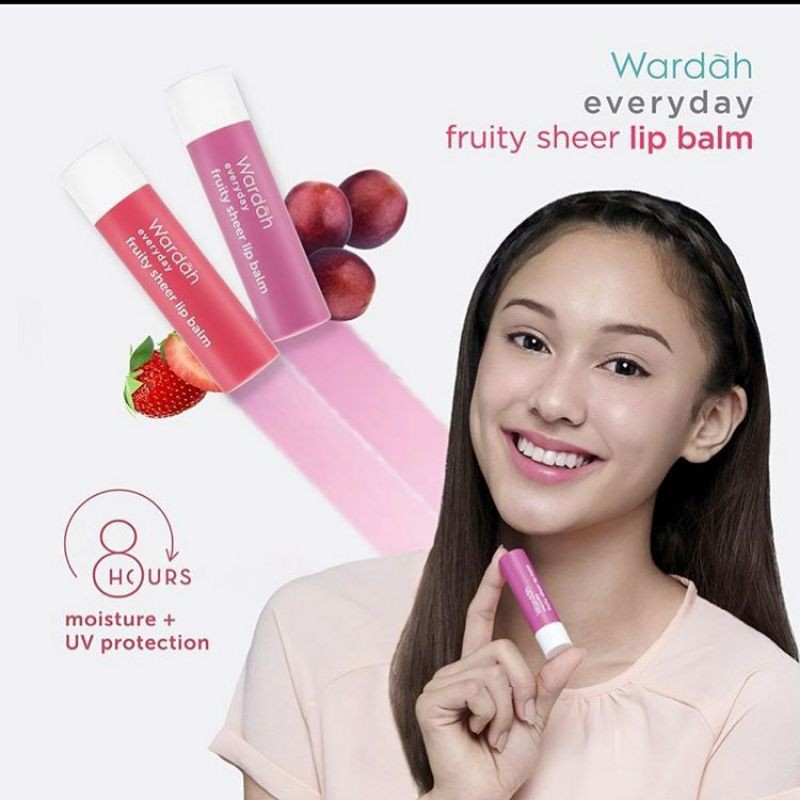 (hàng Mới Về) Son Môi Wardah Everyday Hương Trái Cây / Son Dưỡng Ẩm | BigBuy360 - bigbuy360.vn