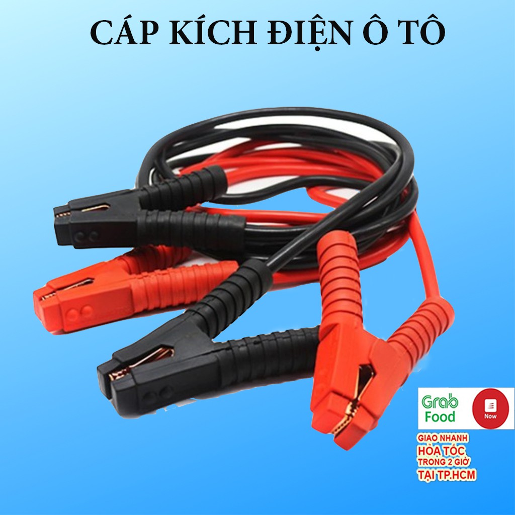 Bộ Dây Câu Bình Ắc Quy Ô Tô 1500AMP Dài 2.5M kích nổ acquy xe hơi ô tô có bảo vệ