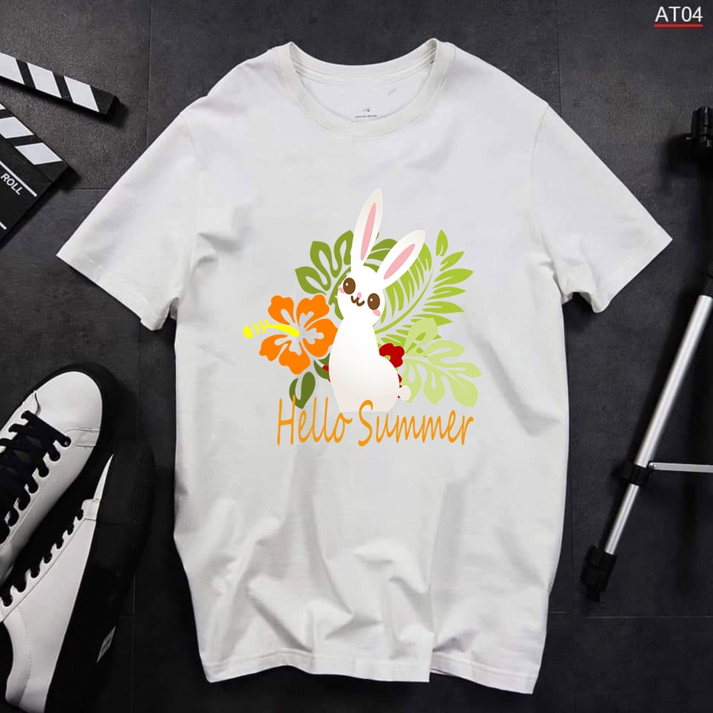 ÁO PHÔNG CỘC TAY IN HÌNH GẤU BROWN-THỎ CONY IN HÌNH KHÔNG AI CÓ CÓ SIZE TRẺ EM - 2517