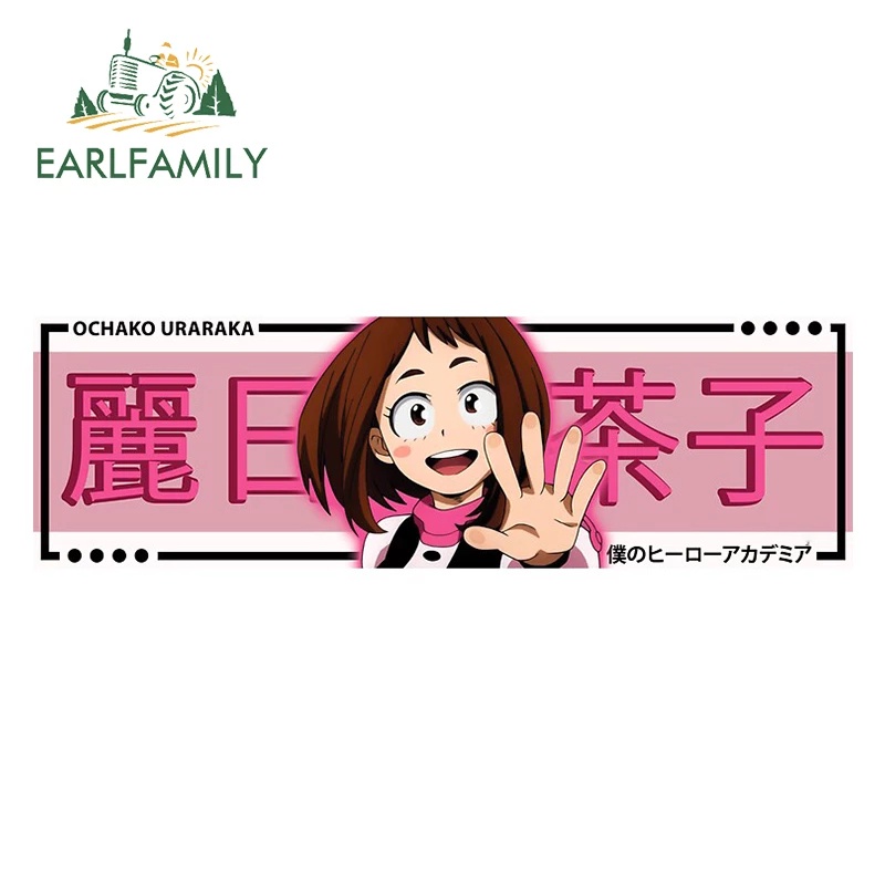 Earlfamily 13cm Cho Zero Two My Hero My Hero Giới Học Thuật Trôi Tát Xe Ô Tô Đề Can Sáng Tạo Vinyl Caravan Trang Trí
