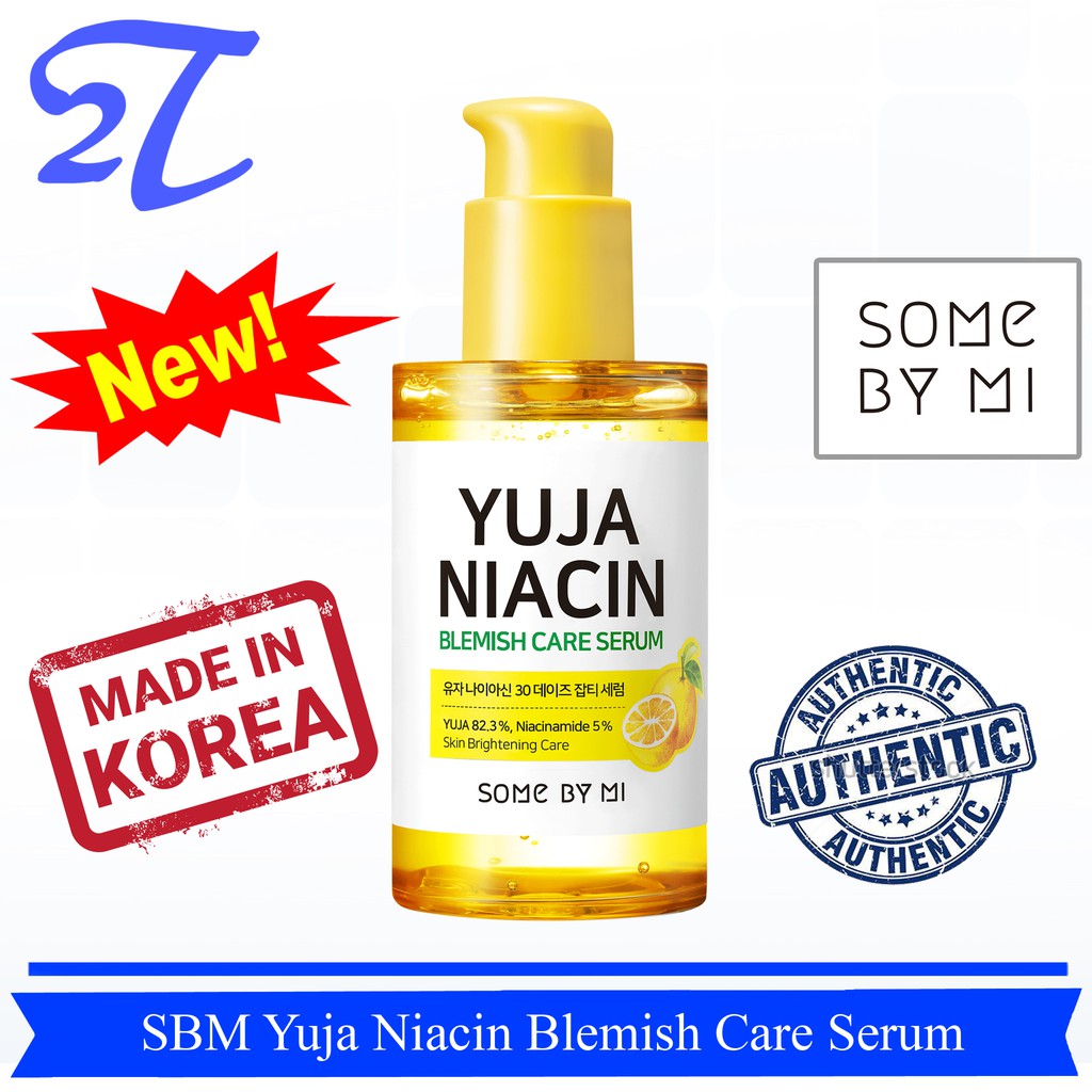 [Auth] Tinh Chất Dưỡng Trắng Da Chiết Xuất Quả Thanh Yên Some By Mi Yuja Niacin 30 Days Blemish Care Serum 50ml