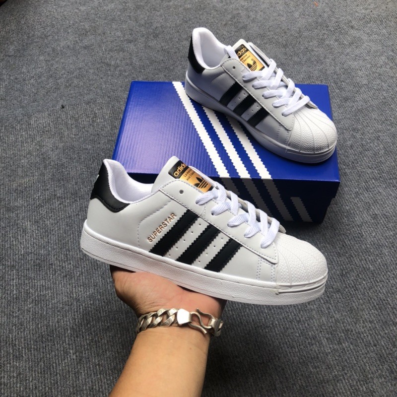 [Tặng hộp ,lọ tẩy giầy và dây giầy ]giày thể thao sò tem vàng nam nữ | BigBuy360 - bigbuy360.vn