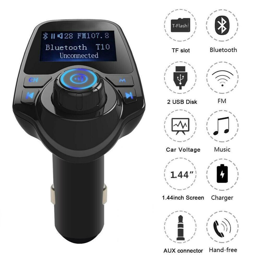 Bộ điều hợp vô tuyến đa năng trên xe hơi, sạc pin nghe nhạc bluetooth nghe FM