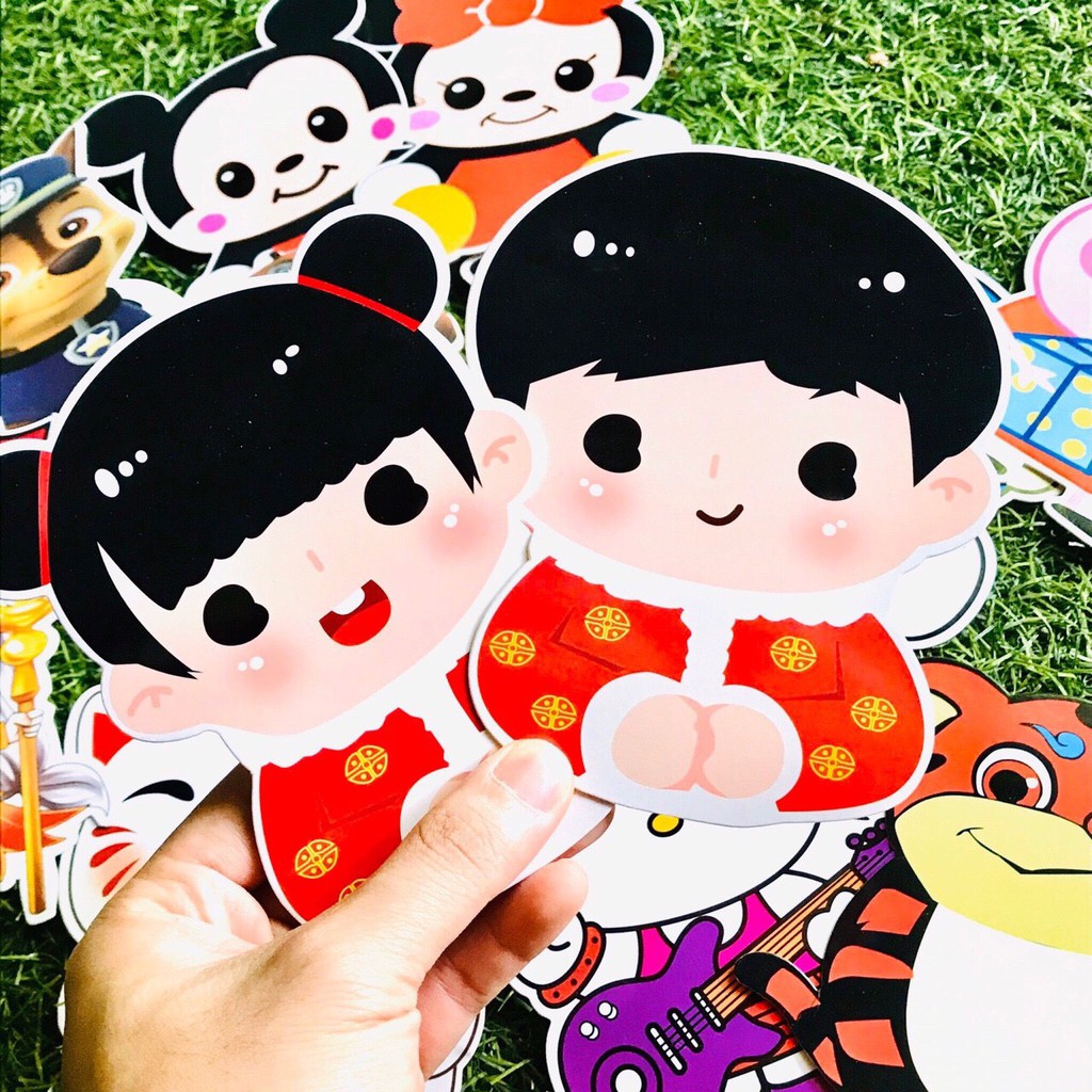 Combo 15 phong bao lì xì hoạt hình ngộ nghĩnh V11