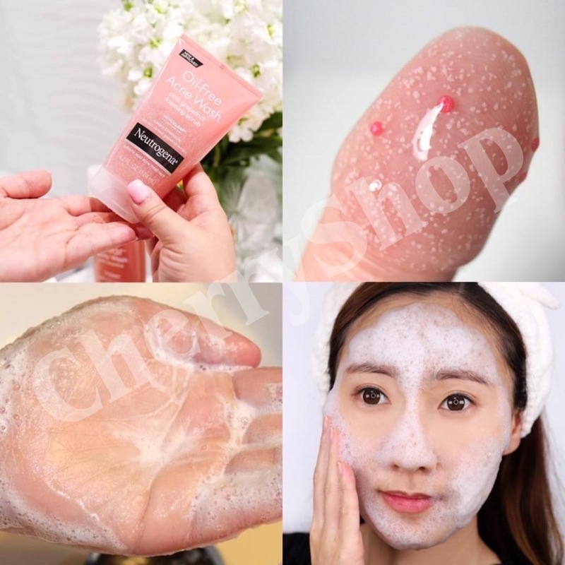 [Thanh Lý]Sữa Rửa Mặt Có Hạt Neutrogena Pink Grapefruit Foaming Scrub (124ml/198ml)