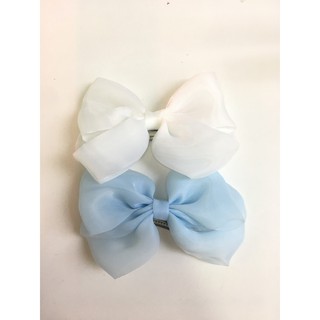Kẹp tóc phối nơ bản to Hàn Quốc