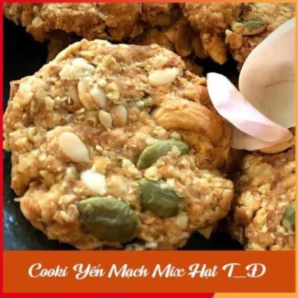 Bánh Ăn Kiêng 🍪 GIẢM CÂN 🍪 Cookie Yến Mạch Mix Hạt Tiểu Đường_ Bánh dành cho người tiểu đường ăn kiêng, giảm ký ma20s