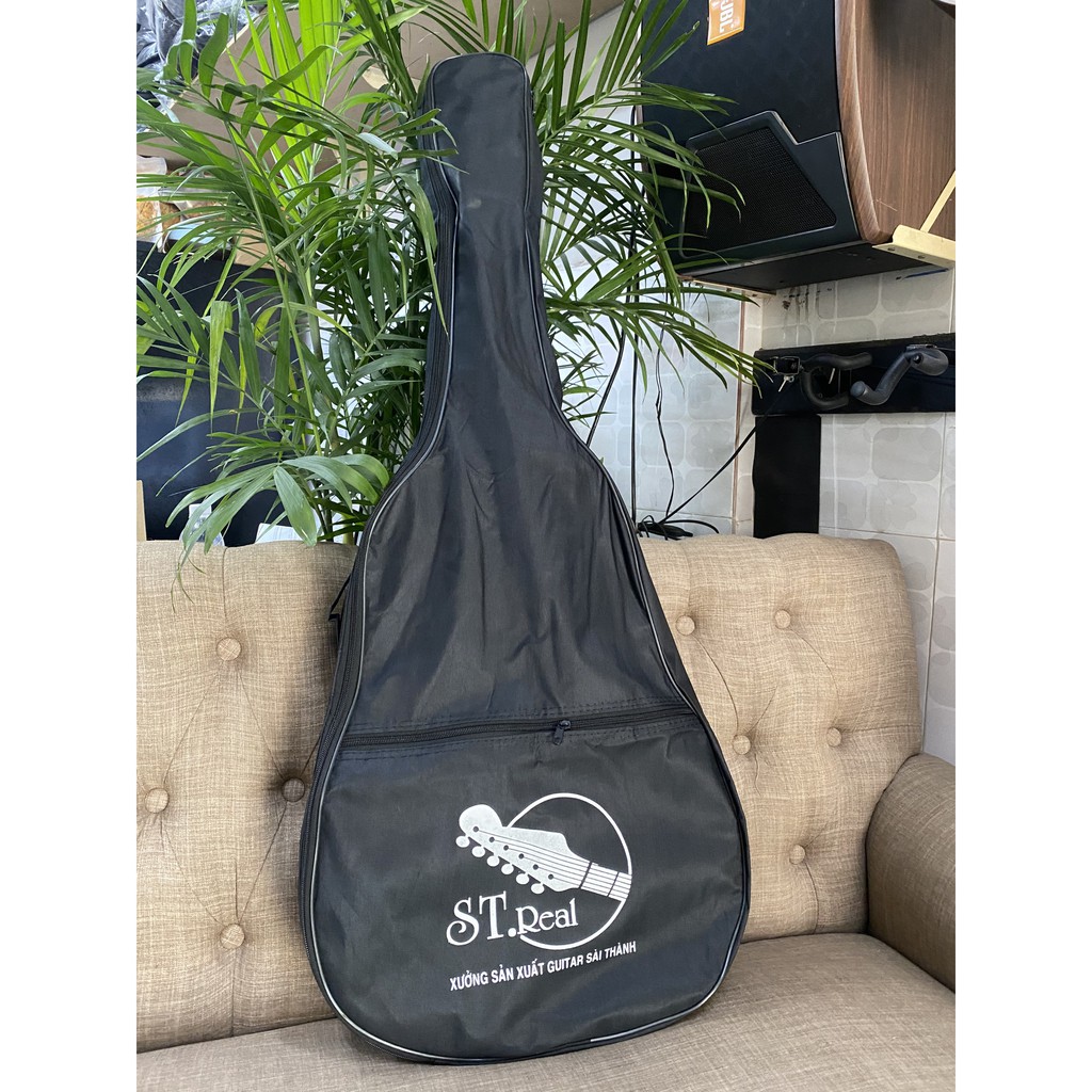 Bao Đàn Guitar 1 Lớp Full Size Logo Guitar Sài Thành (đựng vừa đàn classic và acoustic tất cả các dáng đàn)