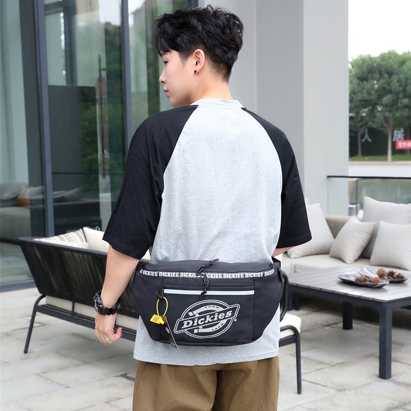 Túi đeo chéo trước ngực họa tiết Dickies thời trang cao cấp Kz8661