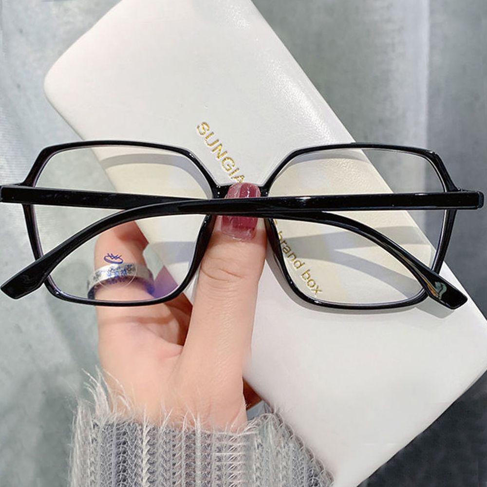 MXGOODS Kính Đọc Sách Siêu Nhẹ Gọng Lớn Tròng Kính Đa Giác Màu Gradient Cho Nữ