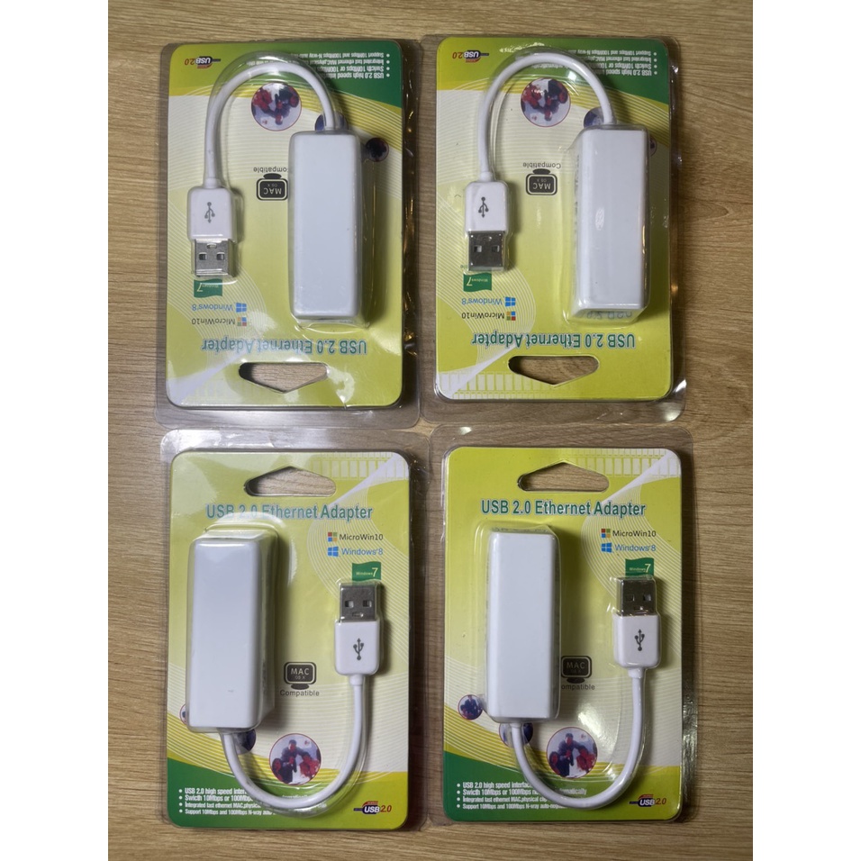 USB Lan 2.0 Ethernet Adapter bộ chuyển đổi từ Lan sang USB 2.0 để truy cập mạng tốc độ 10Mb/ 100Mb