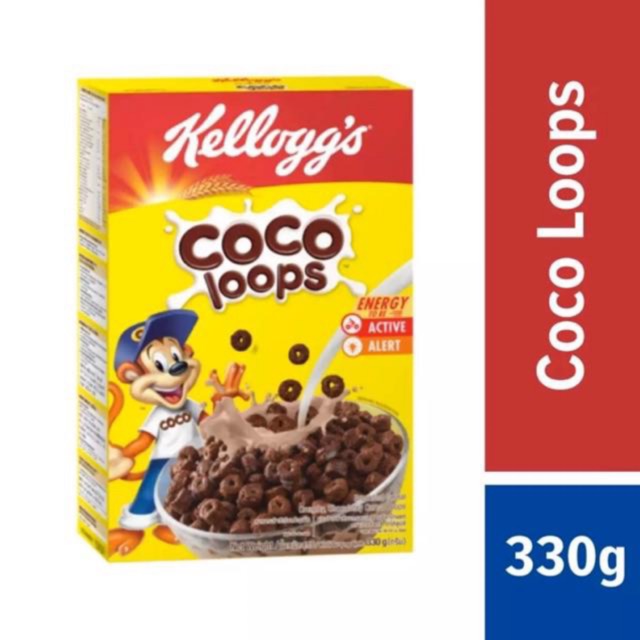 NGŨ CỐC DINH DƯỠNG/ BÁNH ĂN SÁNG KELLOGG'S COCO LOOPS 330G