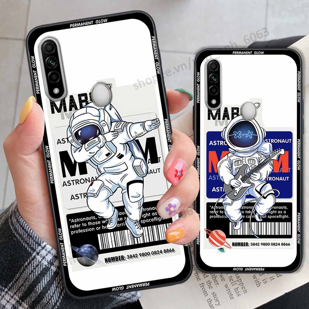 Ốp Oppo A31 be@r brick mars thời trang, ốp lưng điện thoại viền dẻo siêu chất
