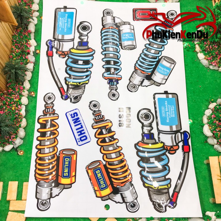 TEM NỔI XE MÁY NGUYÊN TẤM [TẶNG KÈM 1 TEM STICK]