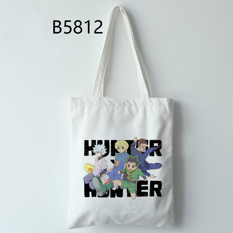 Hunter X Hunter Anime Túi Vải Hoạt Hình Thời Trang Mua Sắm Túi Sách Đi Học