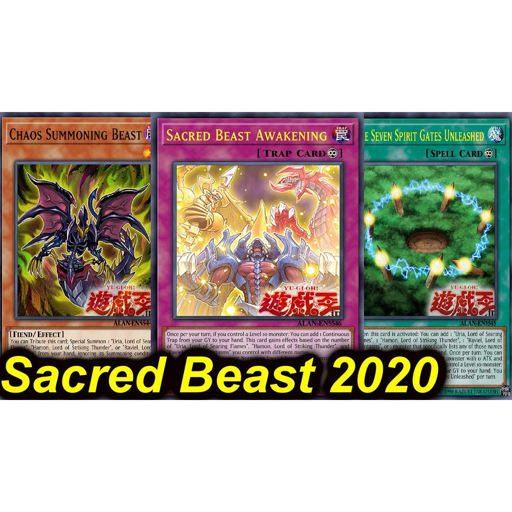 | Bài Yugioh In | Sacred Beast Deck 2020
