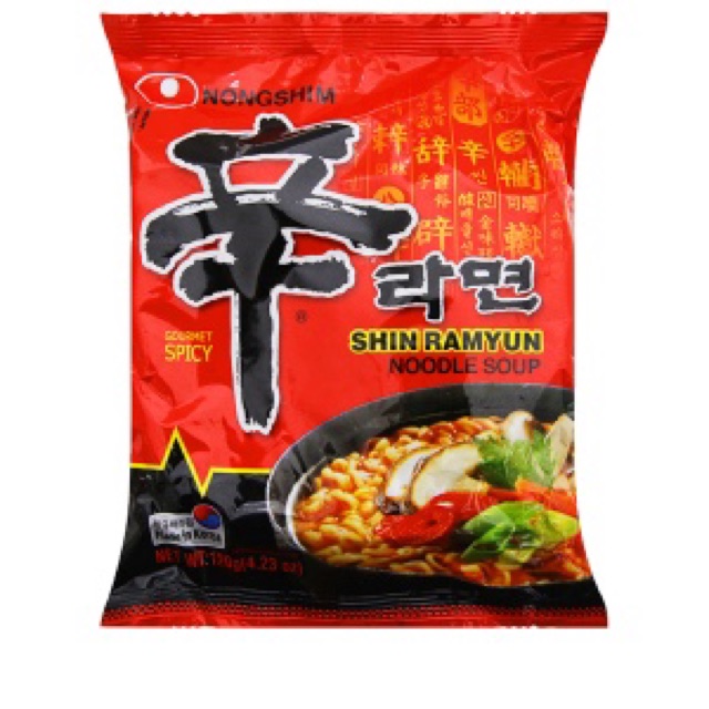 Mì cay Nongshim Shin Ramyun gói 120g