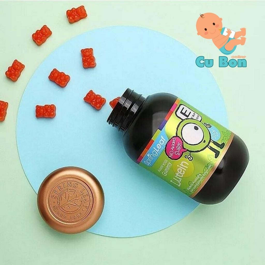 Viên Nhai Bổ Mắt Cho Bé Spring Leaf Aussie Lutein Kids Gummy của úc cho bé từ 2 tuổi