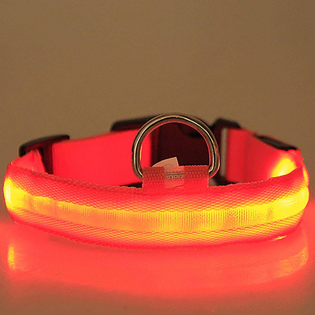 Vòng Cổ Nylon PháT SáNg LED Cho Thú Cưng