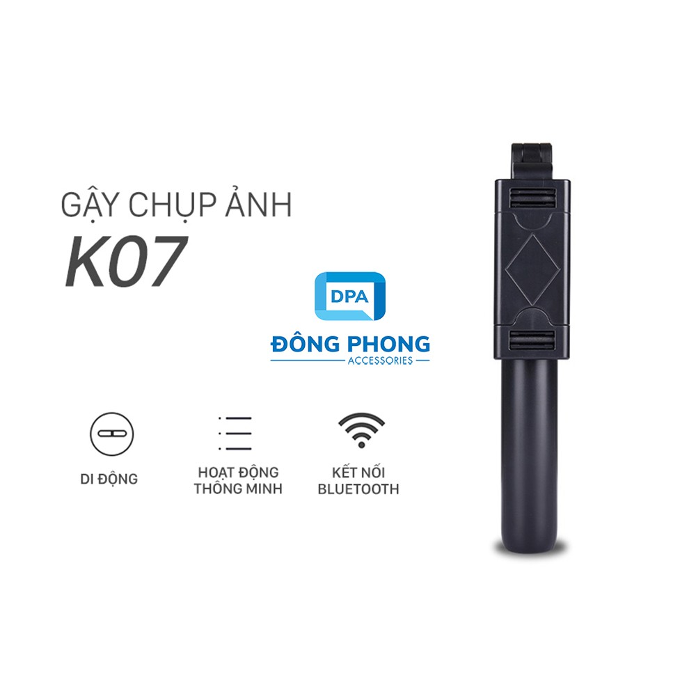 Gậy Tripod 3 Chân K07 Kết Nối Bằng Bluetooth | BigBuy360 - bigbuy360.vn