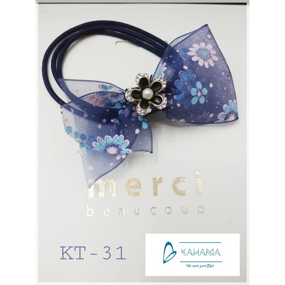 Cột tóc ruy băng vintage - KT31