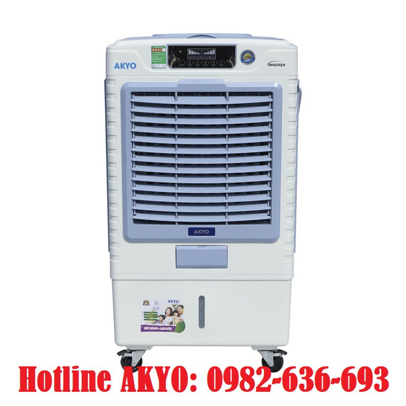 Quạt điều hòa không khí AKYO Inverter AK8000 8.000m3/h 200W tặng kèm 2 đá khô bảo hành 24 tháng