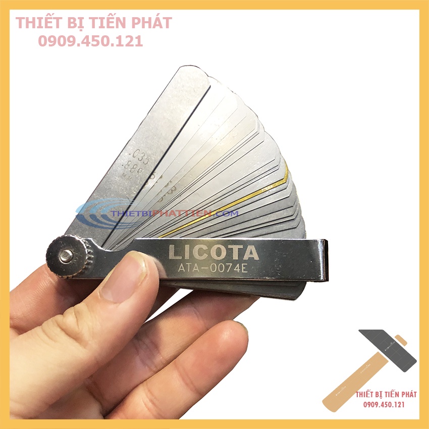 Bộ Thước Lá Canh Súp Bắp Licota - 0074D 25 Lá Và Licota 0074E 32 Lá Taiwan