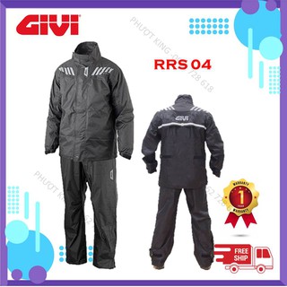 Mua Áo Mưa Bộ Givi  RRS04 -  RIDER TECH Rain Suit Black 04 AX-N (ảnh thật)