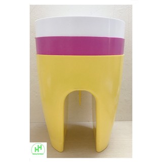 3 Chậu Kẹp Ban Công Trồng Hoa Cây Cảnh Nhiều Màu Bình Thuận Plastic - ĐK 30.5 cm