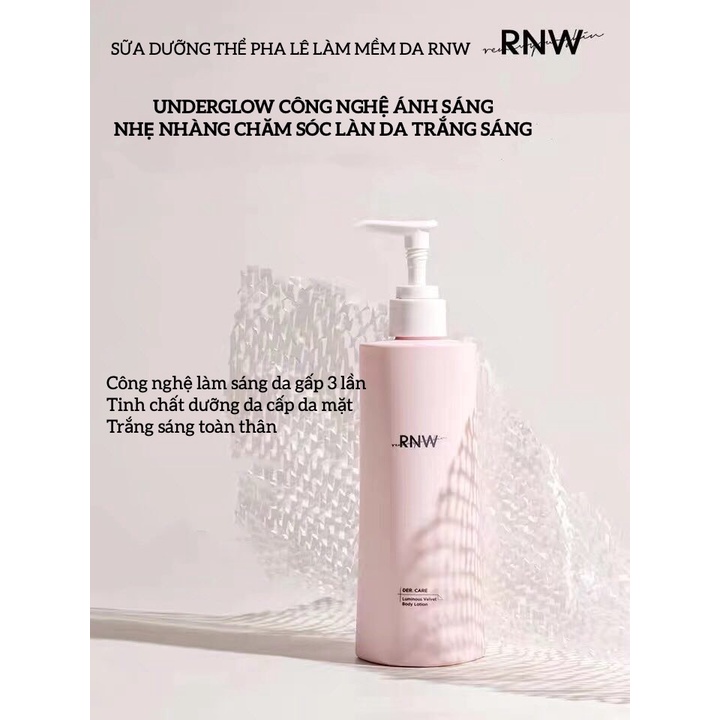 RNW Lotion Niacinamide Dưỡng Ẩm Làm Trắng Toàn Thân Có Hương Thơm Lâu Dài Cho Nữ